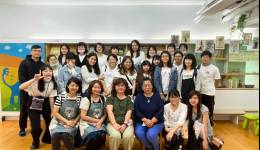 2021/04/13 臺中教育大學程鈺菁教授率幼教系學生來訪